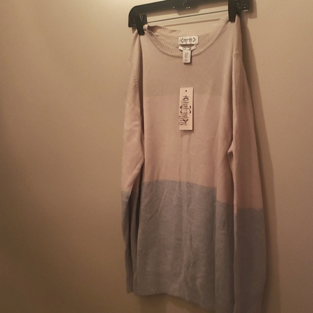 Nanette Lepore 100% Cashmere womans sweater 1x NWT